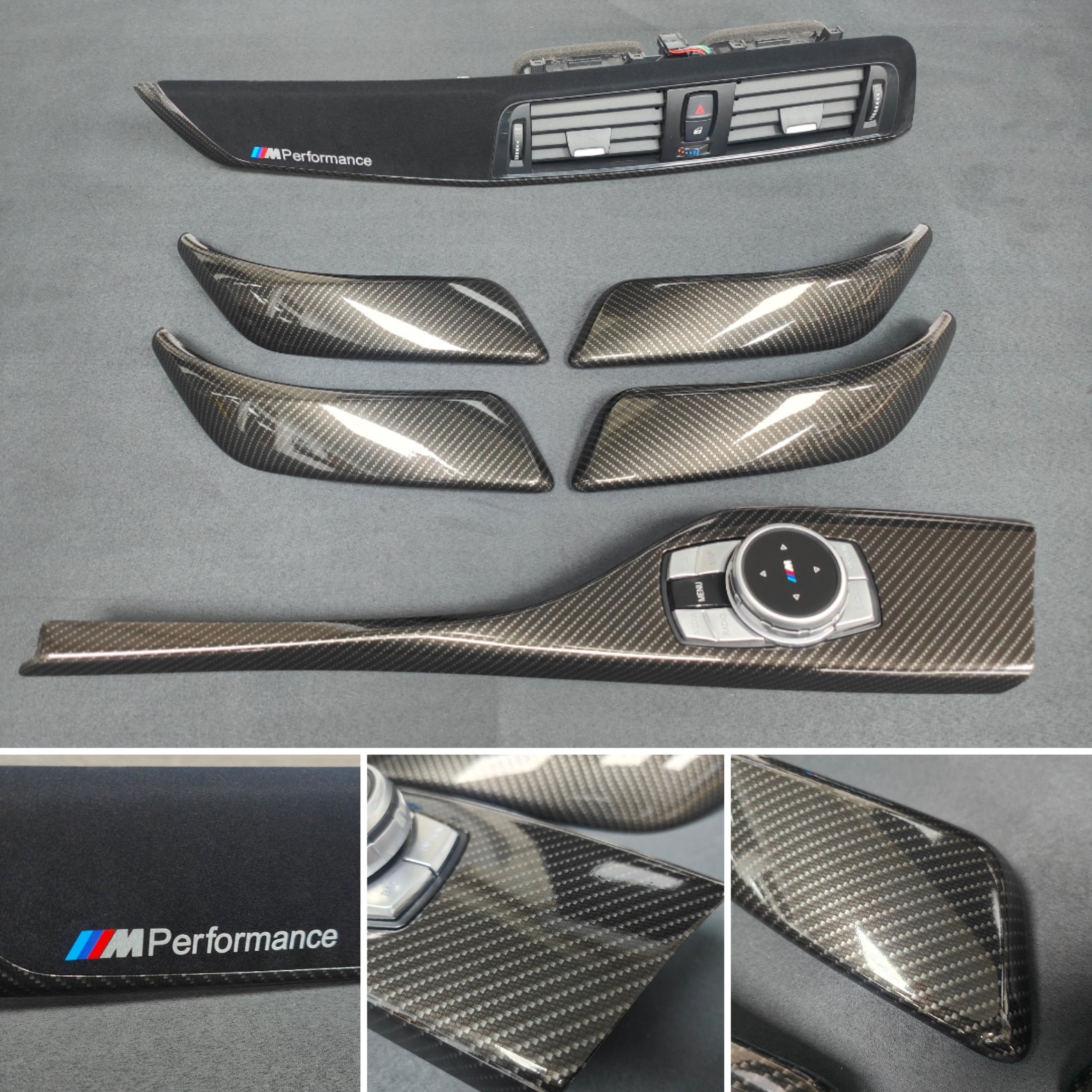 BMW F20 LCI-2 PERFORMANCE STYLE INTERIOR TRIM SET - HIGH GLOSS CARBON (MTD-HG-)